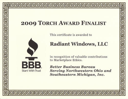 BBB Torch award